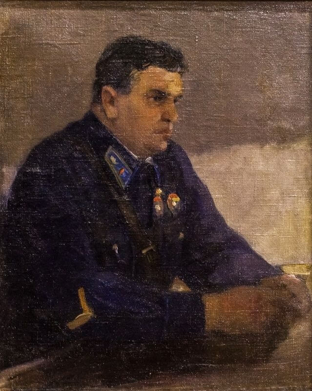 Казаков А.В. (1899&ndash;1964) . Портрет Героя Советского Союза М.В.&nbsp;Водопьянова